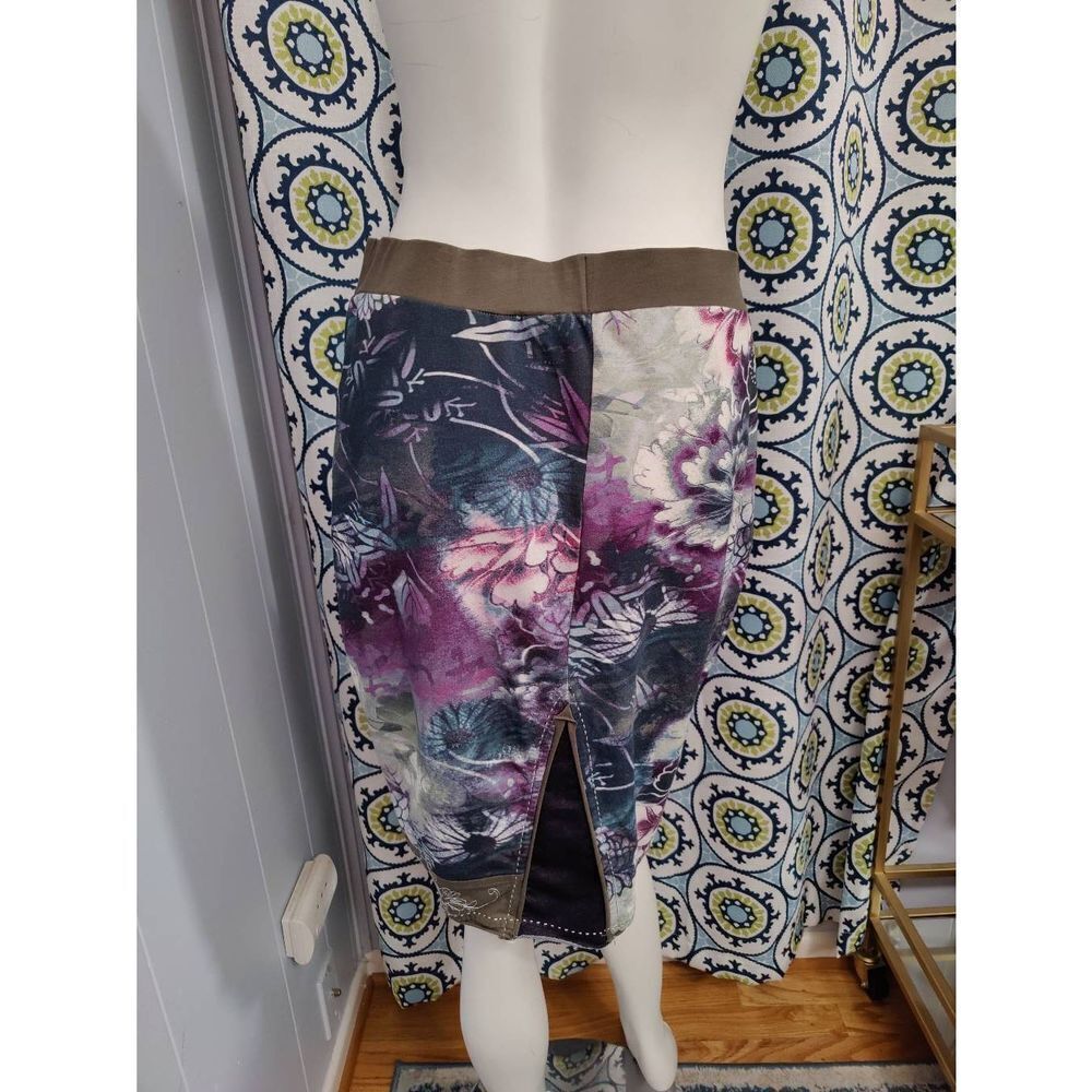 Biba Patchwork Embroidered Knee Length Skirt - image 3